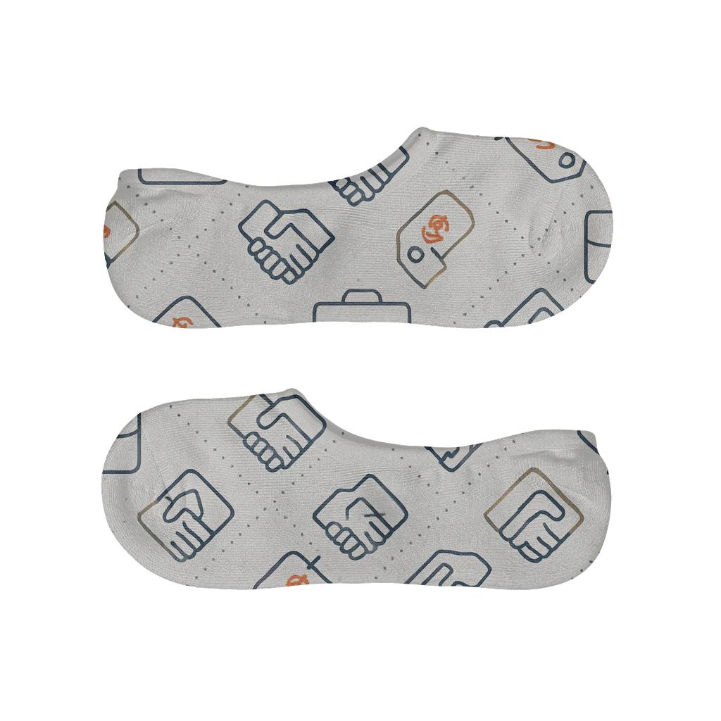 Briefcase Lattice In Salesperson Style comfortable invisible socks