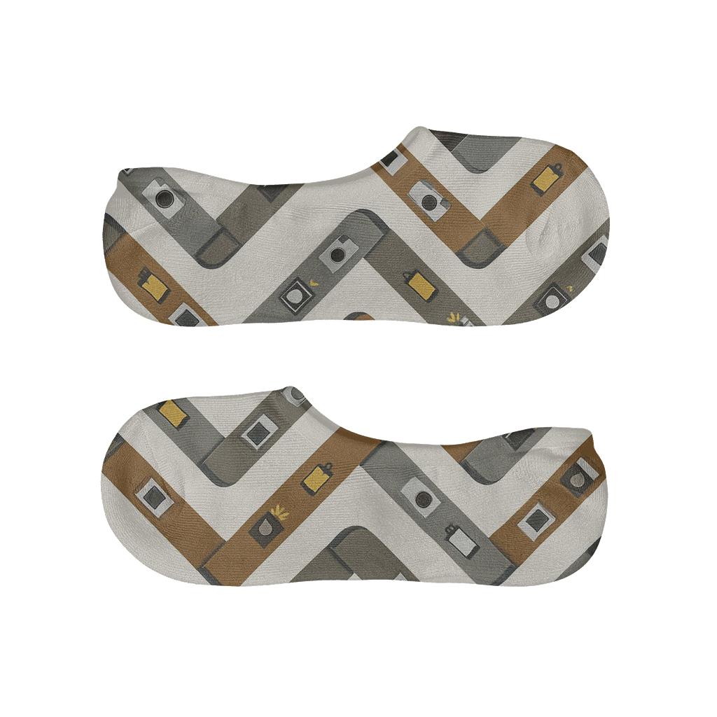 Camera Strap Bands With Photographer Snapshots soft cotton no-show socks