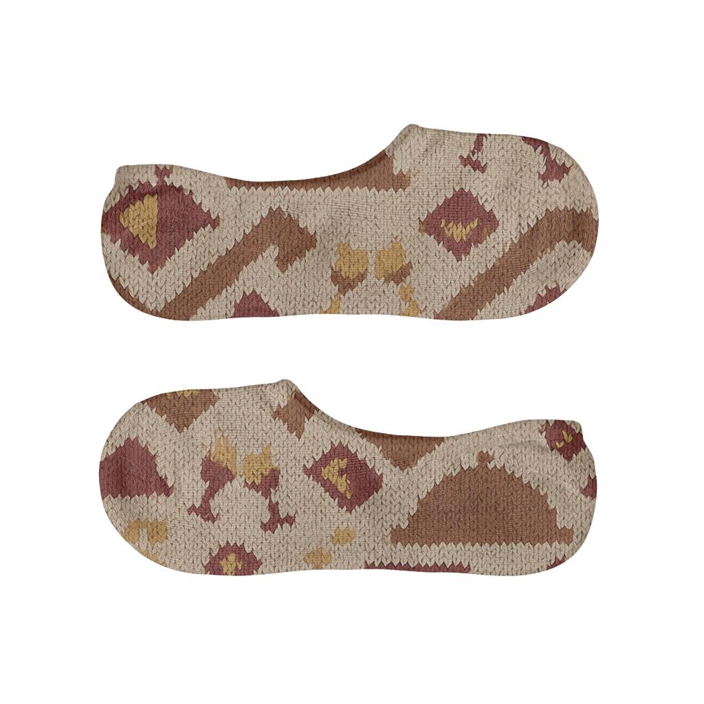 Waiter-Tray Chevron Knit Illusion personalized invisible socks