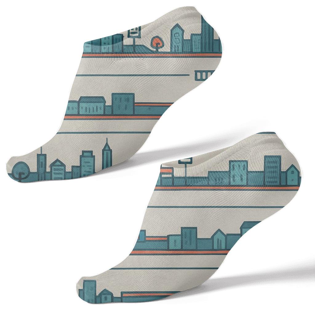 Skyline Loop Bands For Urban Planner stylish athletic ankle socks