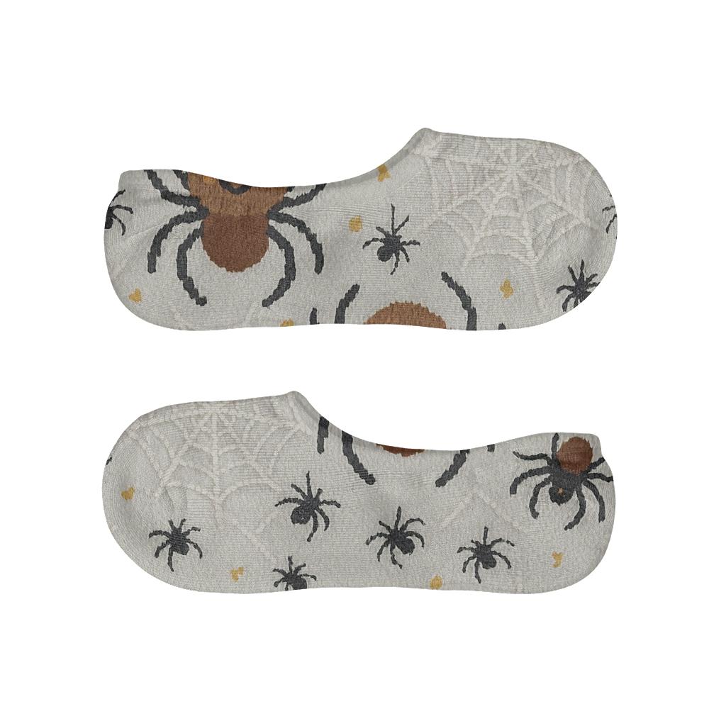 Knitted Orb Weaver Garden Spider Tiling comfortable invisible socks