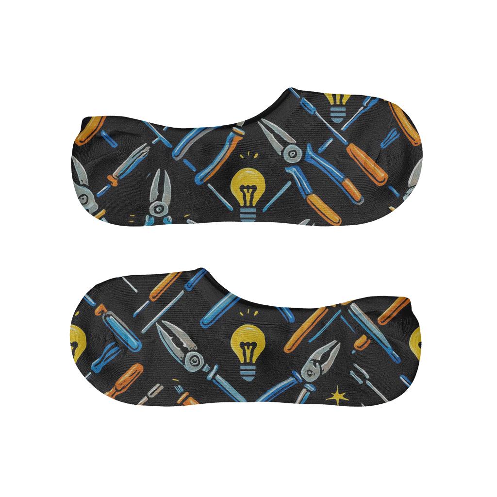 Tool Lattice For Electrician Workwear trendy no-show sock styles
