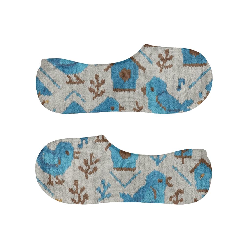Bird-Songwave Knit Tiles trendy no-show sock styles