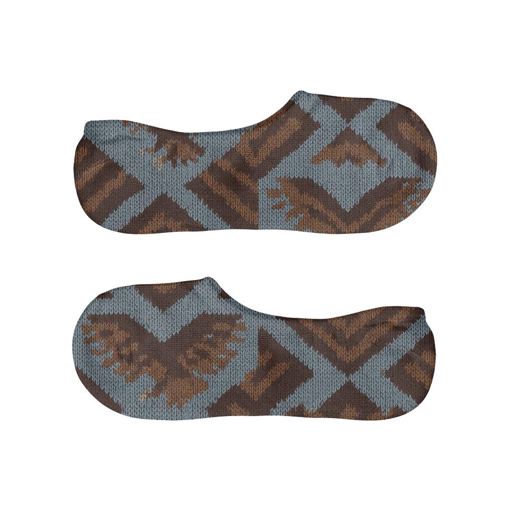 Eagle Wing Chevron Knit Illusion comfortable invisible socks