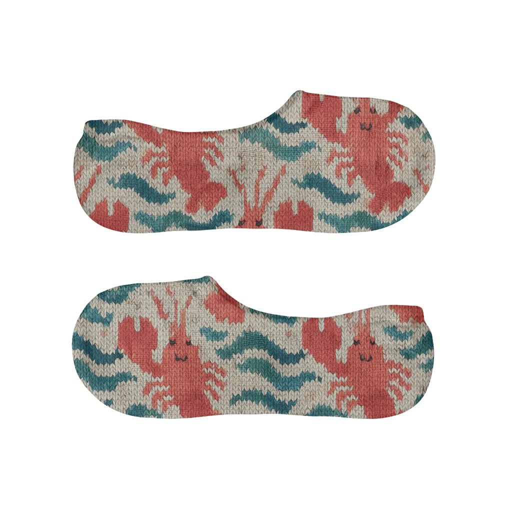 Knit Illusion Lobster Chevron Drift unique hidden socks