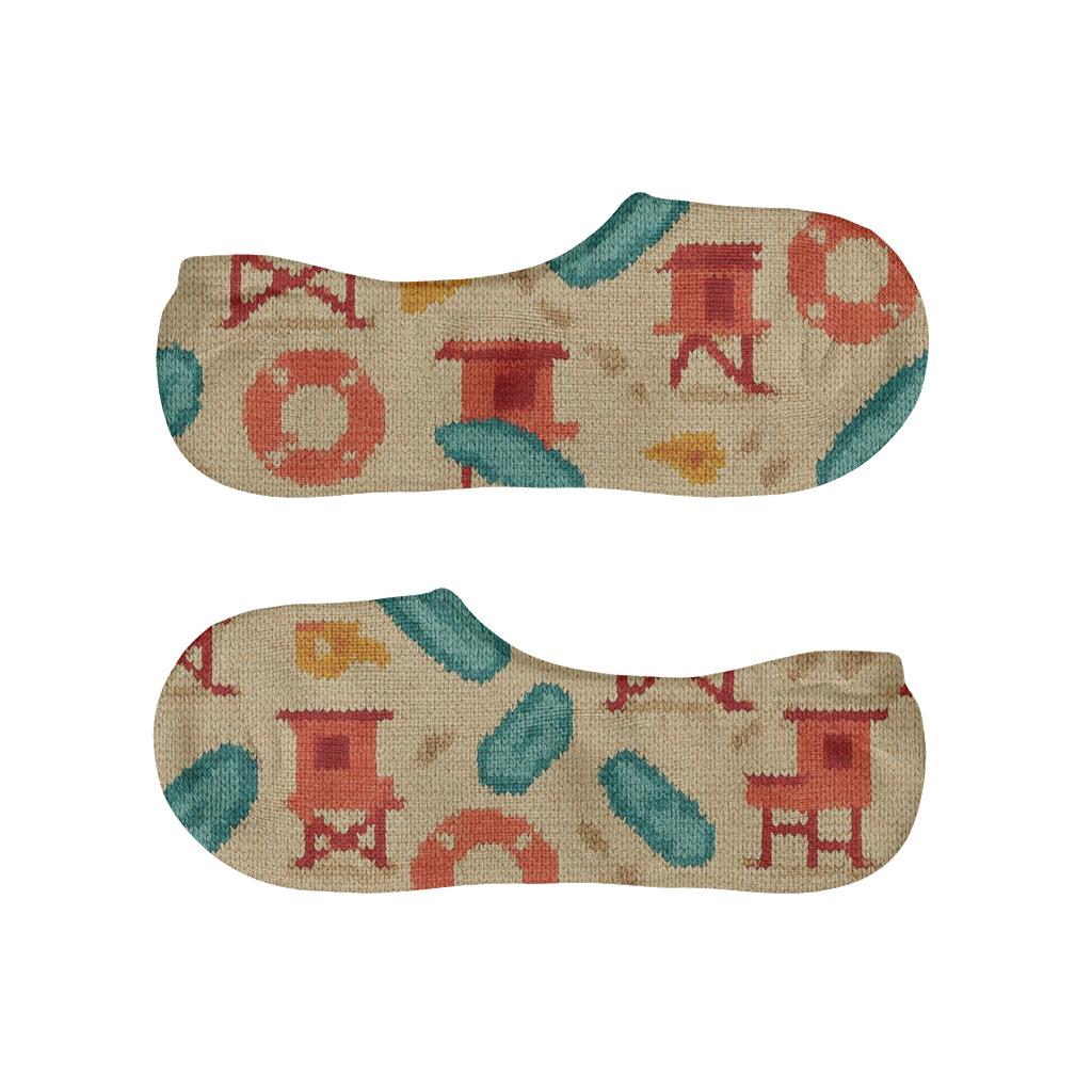 Knitted Tide Lifeguard Pattern personalized invisible socks