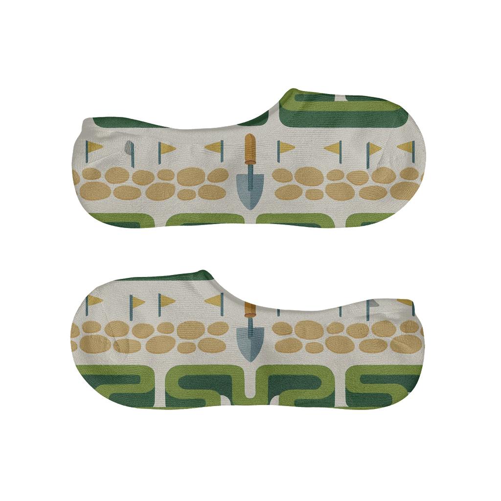 Hedge Maze Bands For The Landscaper personalized invisible socks