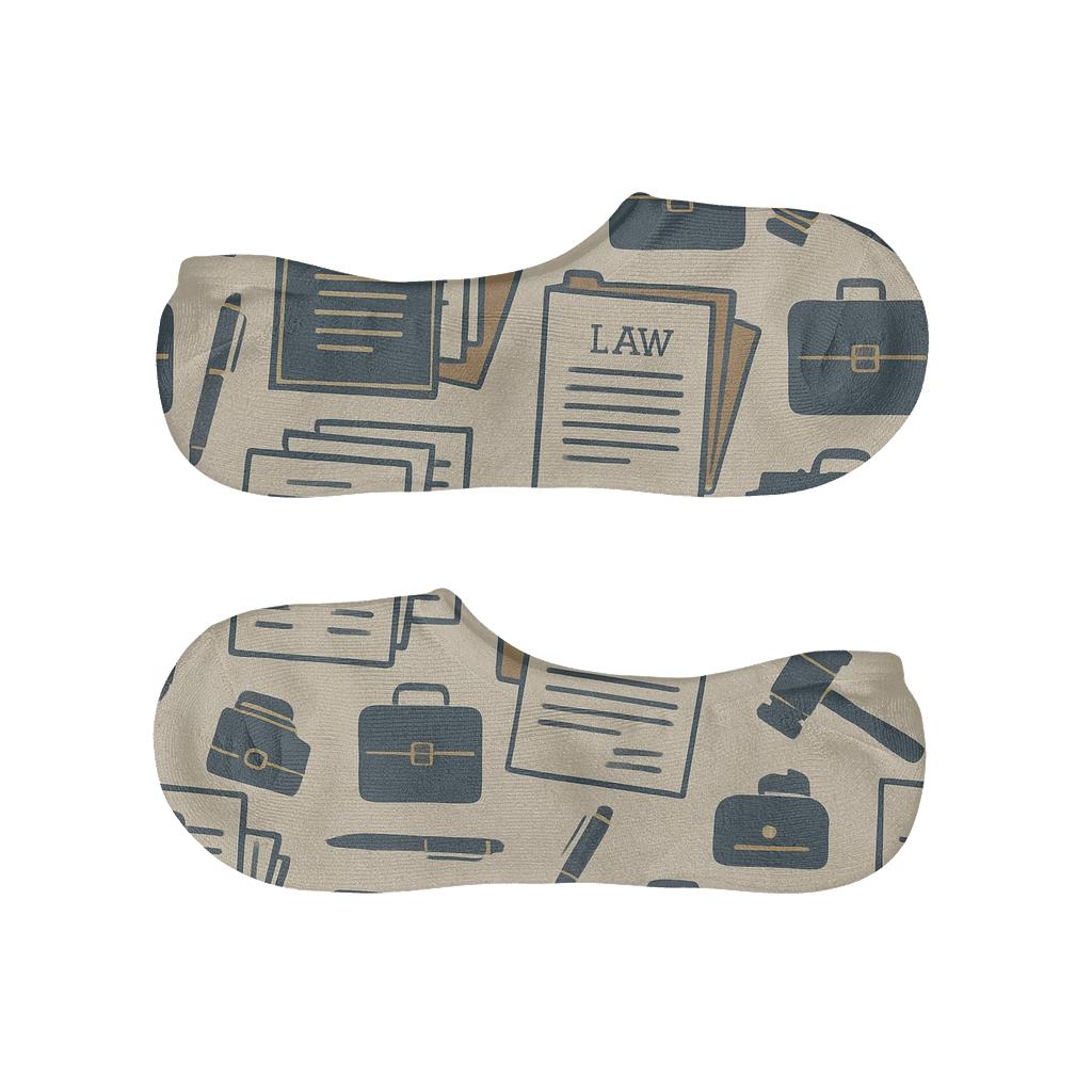 Courtroom Collage Rhythm With Paralegal Accents comfortable low-cut socks