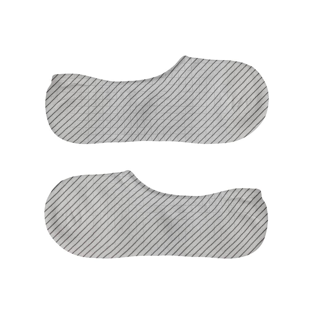 Quiet Moire Ribbon Lines trendy no-show sock styles
