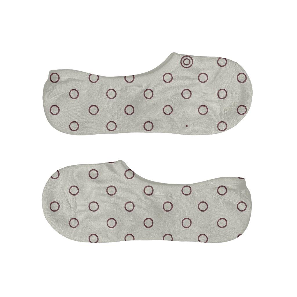 Ring Interval Scatter breathable seamless no-show sockscustom no-show socks