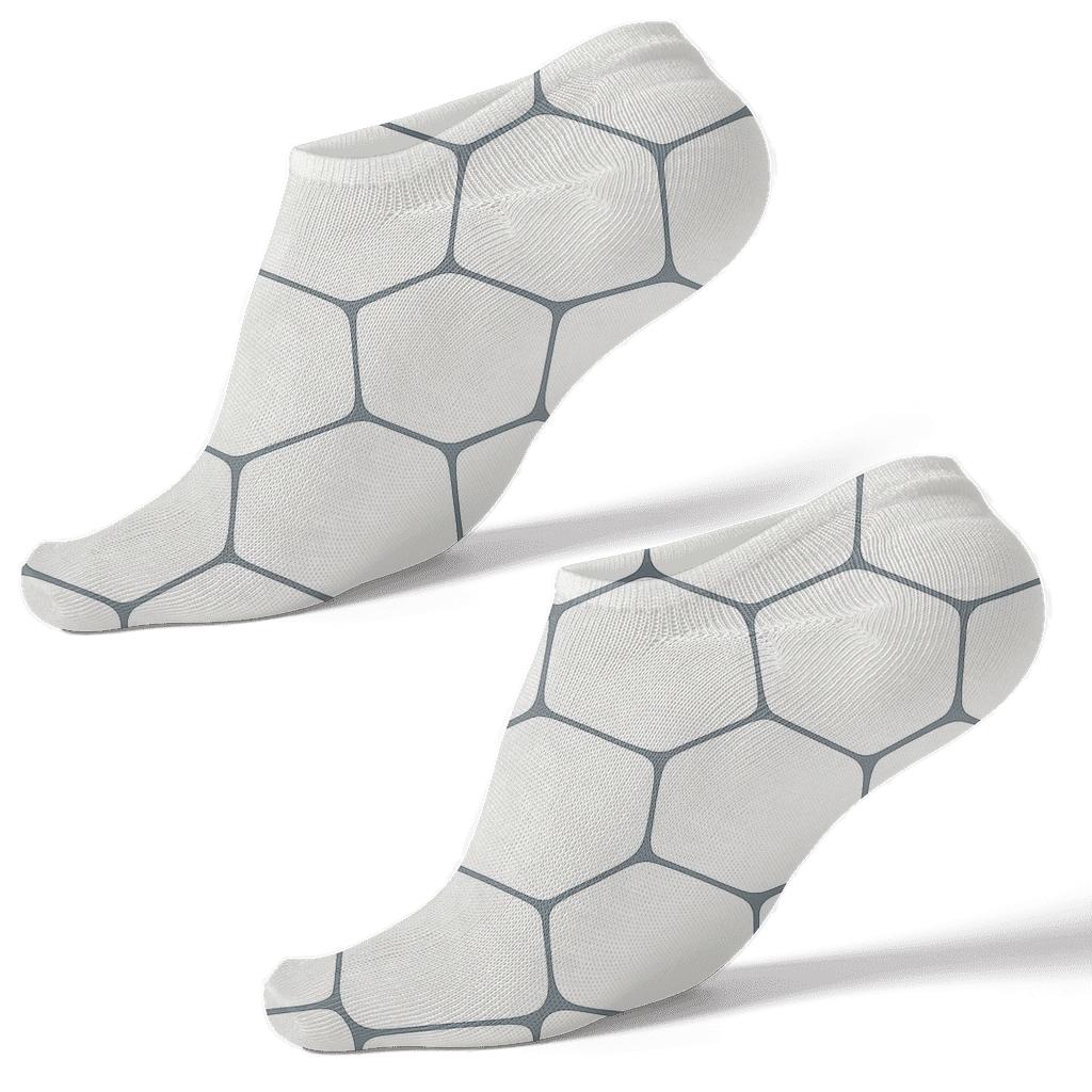 Cellular Mesh Calm Net unique graphic ankle socks