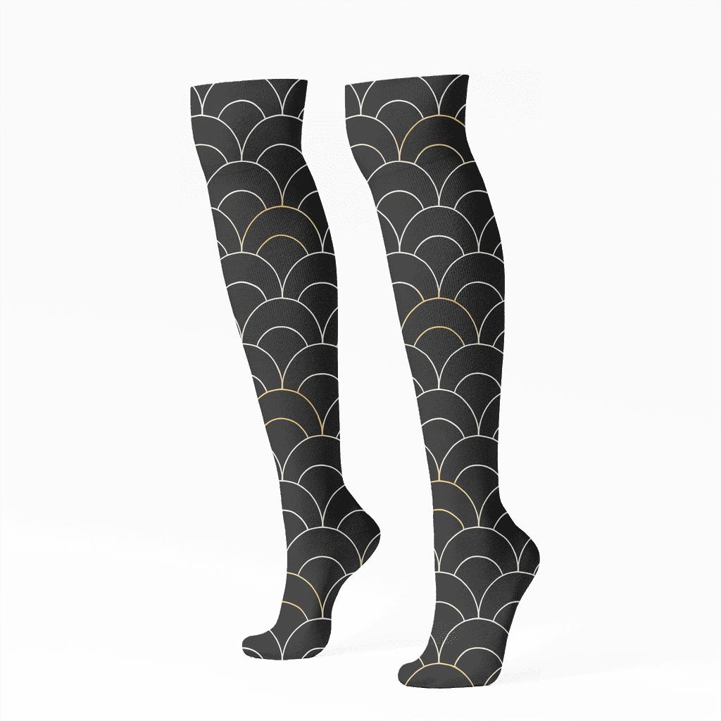 Eclipse Arc Banding soft everyday knee-high socks