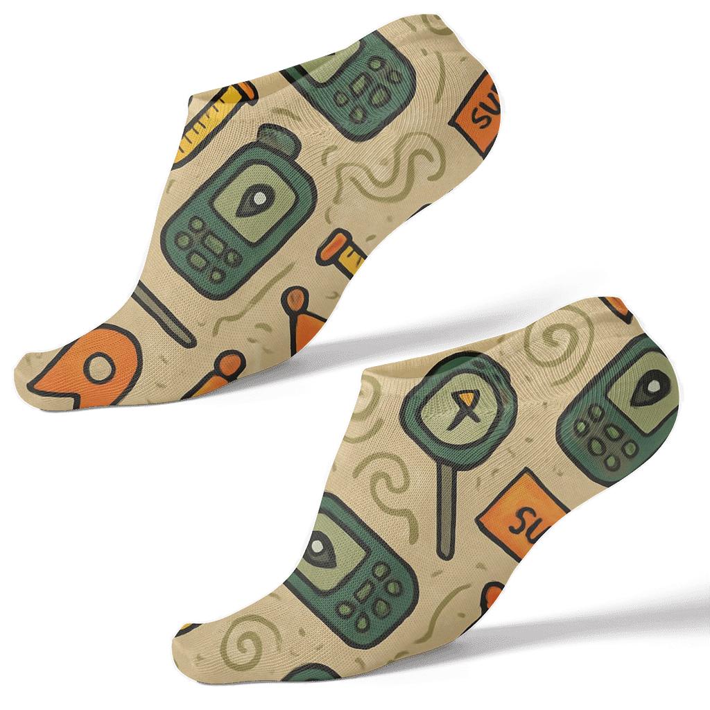 Surveyor Gear Lattice custom ankle socks
