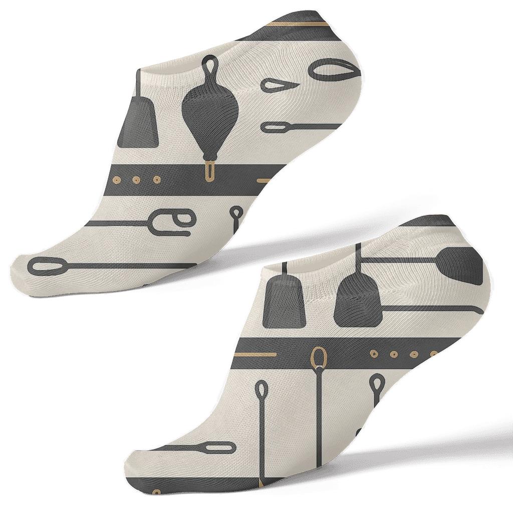 Hearth Tool Bands, Fireplace Edition custom ankle socks