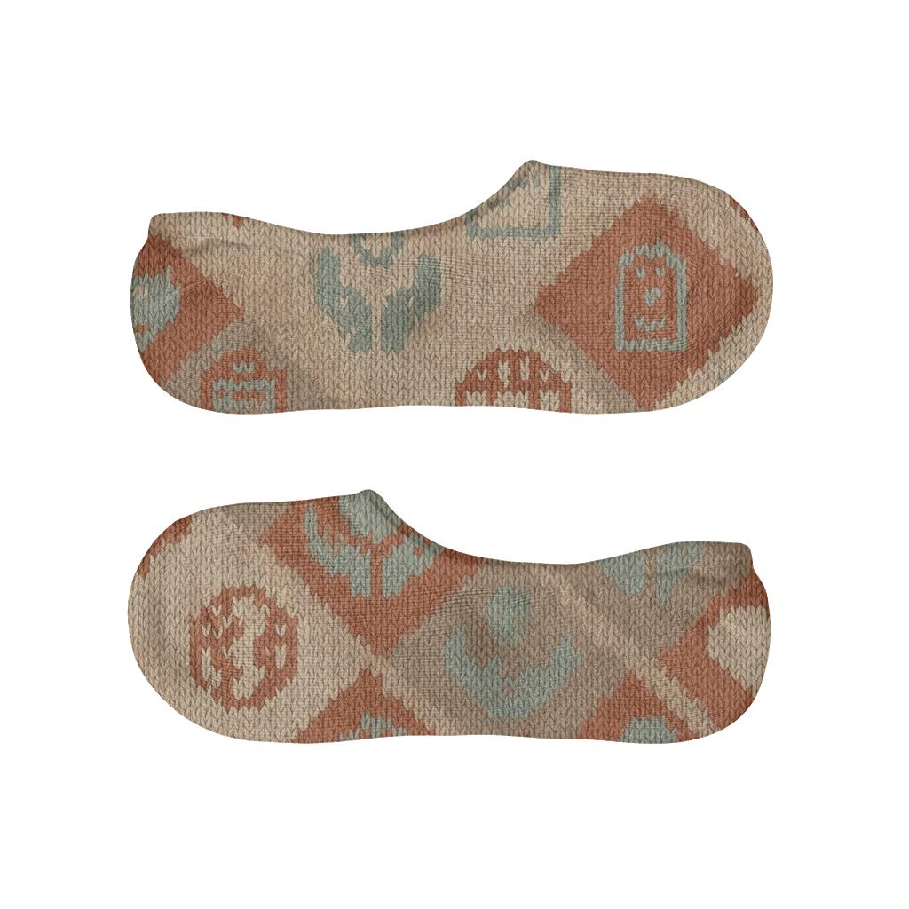 Knitted Illusion Care Icons For Social Worker trendy no-show sock styles