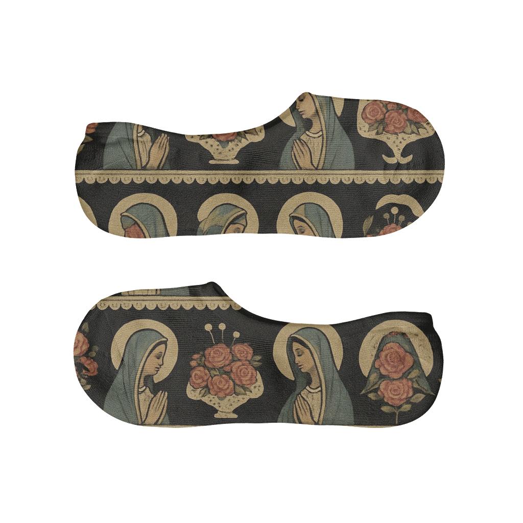 Mary Bonnet Rose Garland Bands trendy no-show sock styles