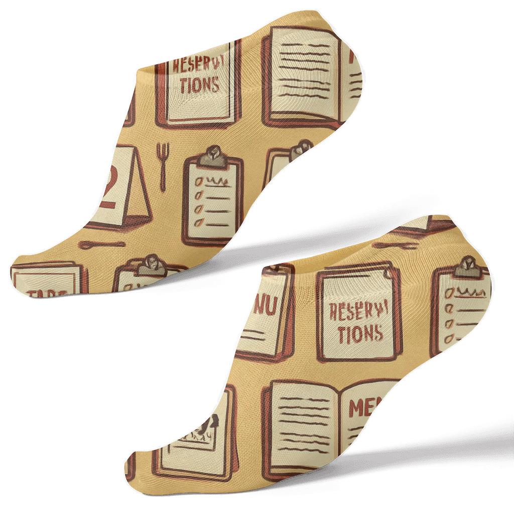 Bistro Ledger Tiles For Restaurant Manager premium sports ankle socks