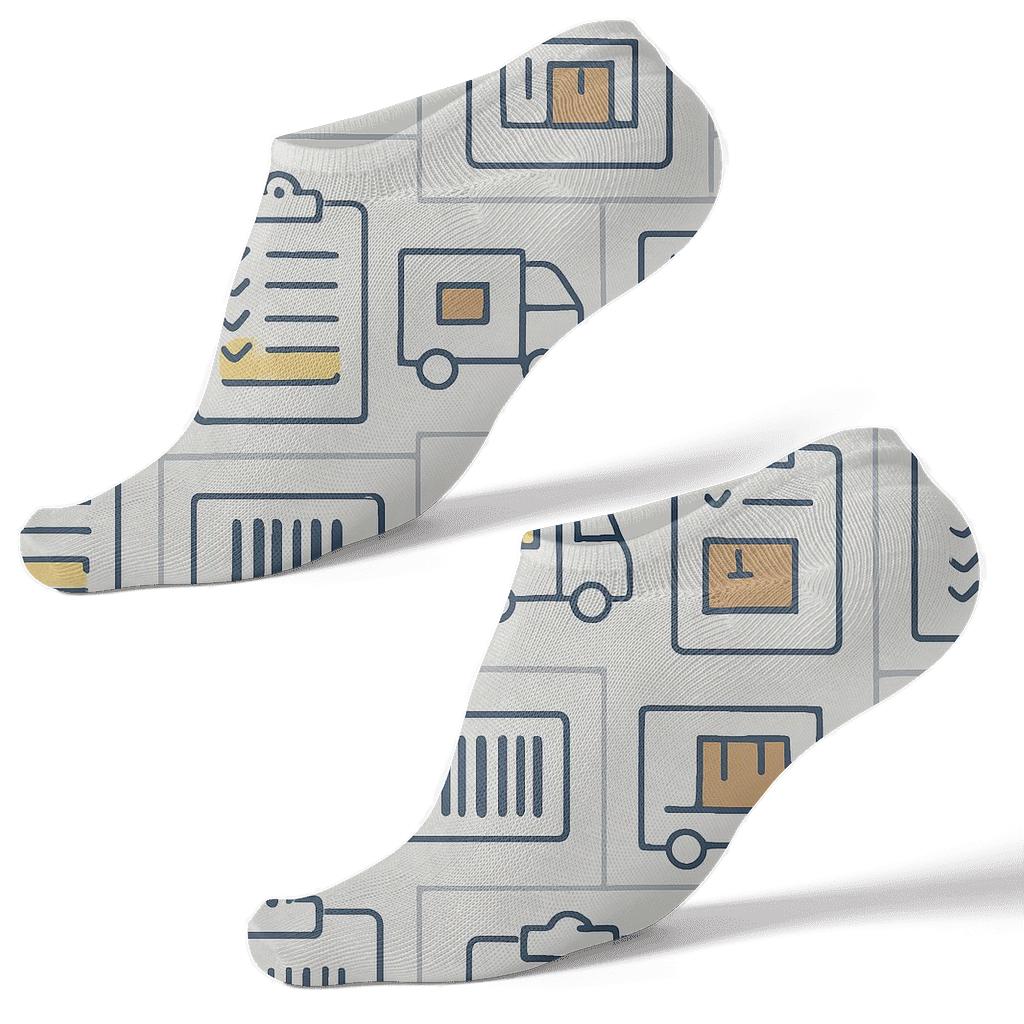 Inventory Grid With Warehouse Worker Notes personalized ankle socks