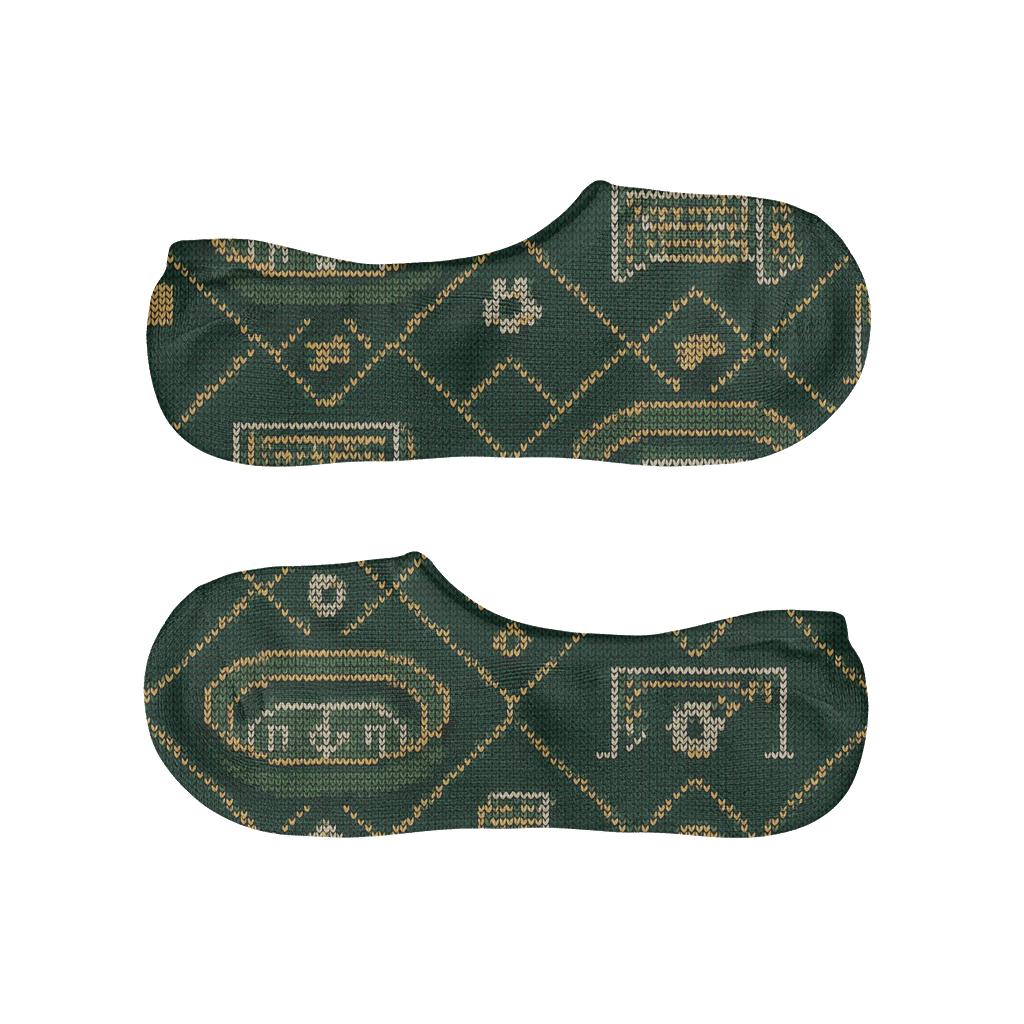 Knitted Illusion Stadium Tapestry With Fifa South Africa Spirit breathable no-show socks