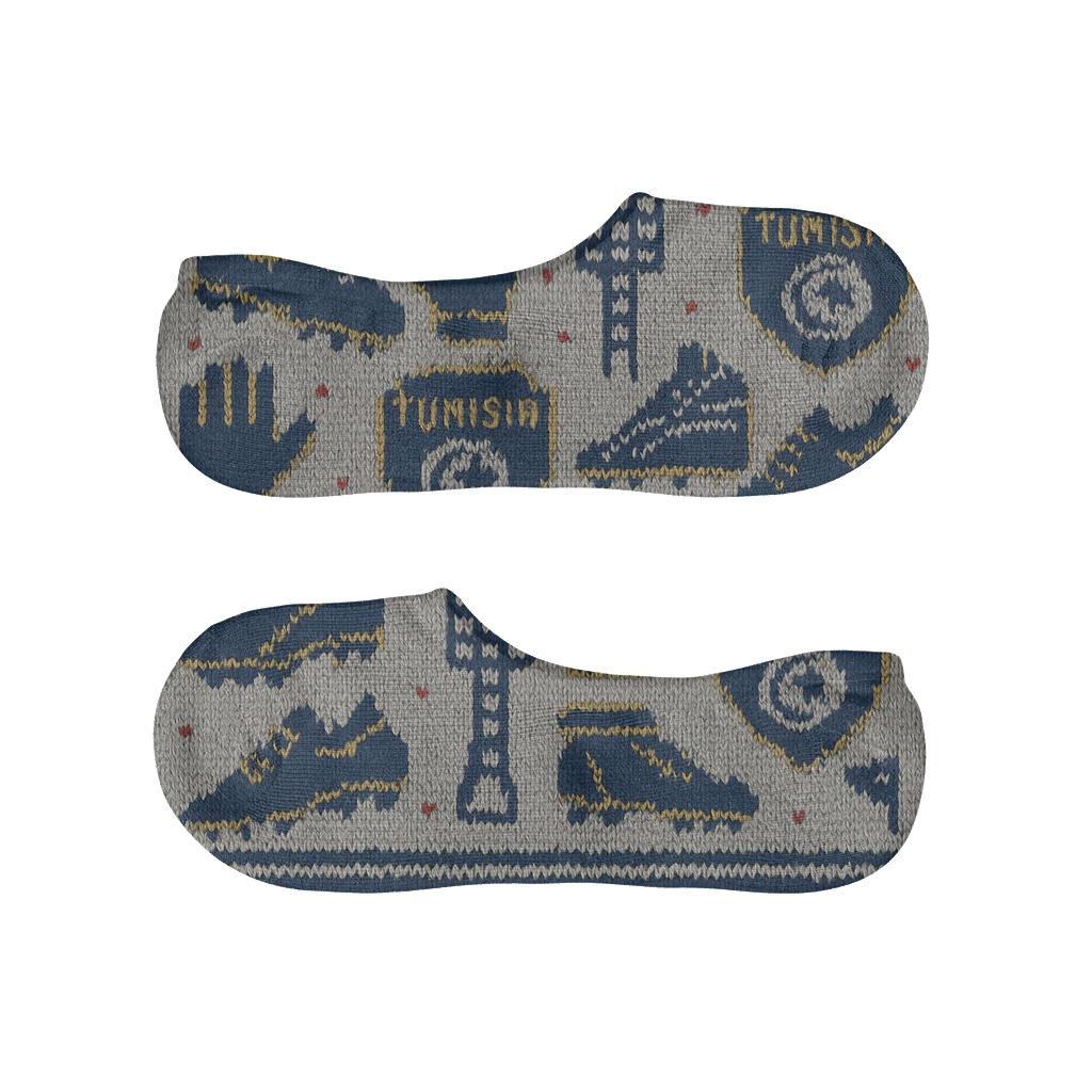 Fifa Tunisia Knit Illusion Equipment Tessellation anti-slip no-show socks