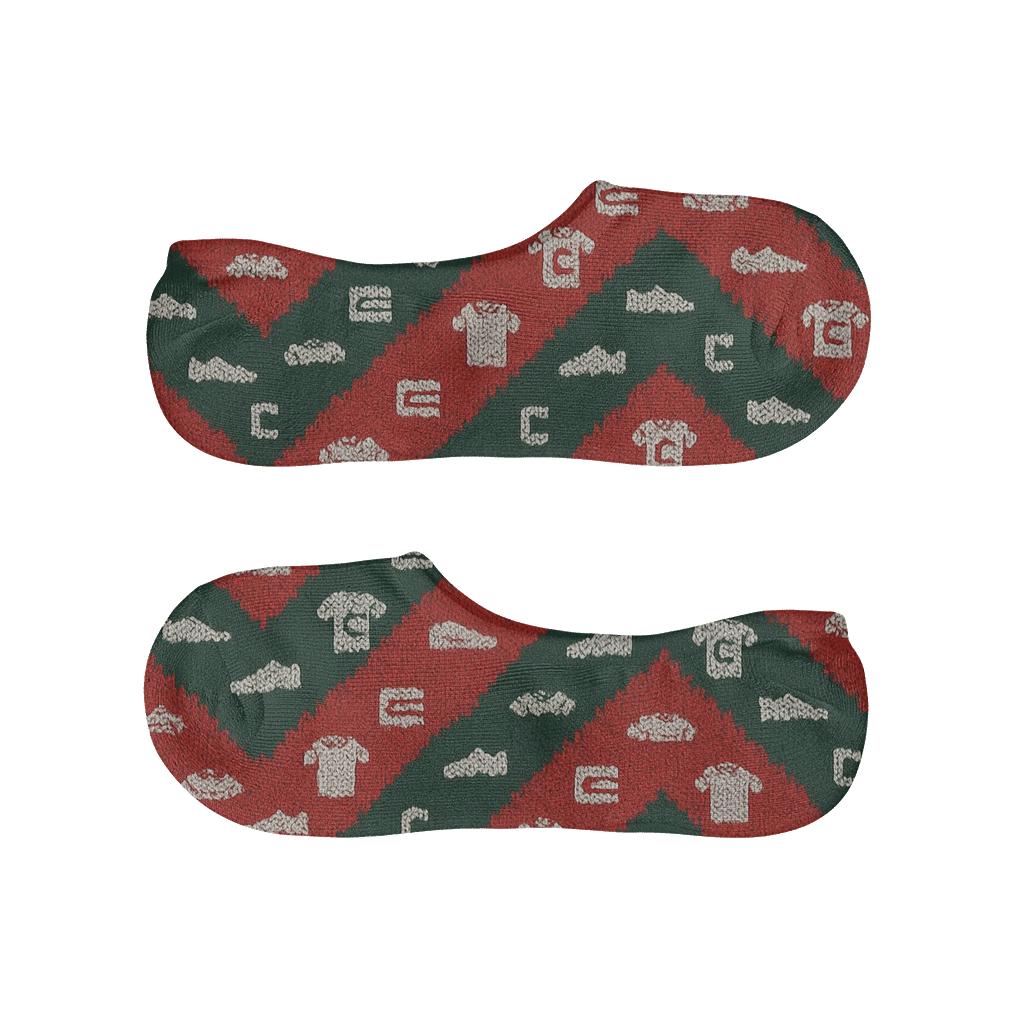 Fifa Iran Chevron Knit Field anti-slip no-show socks