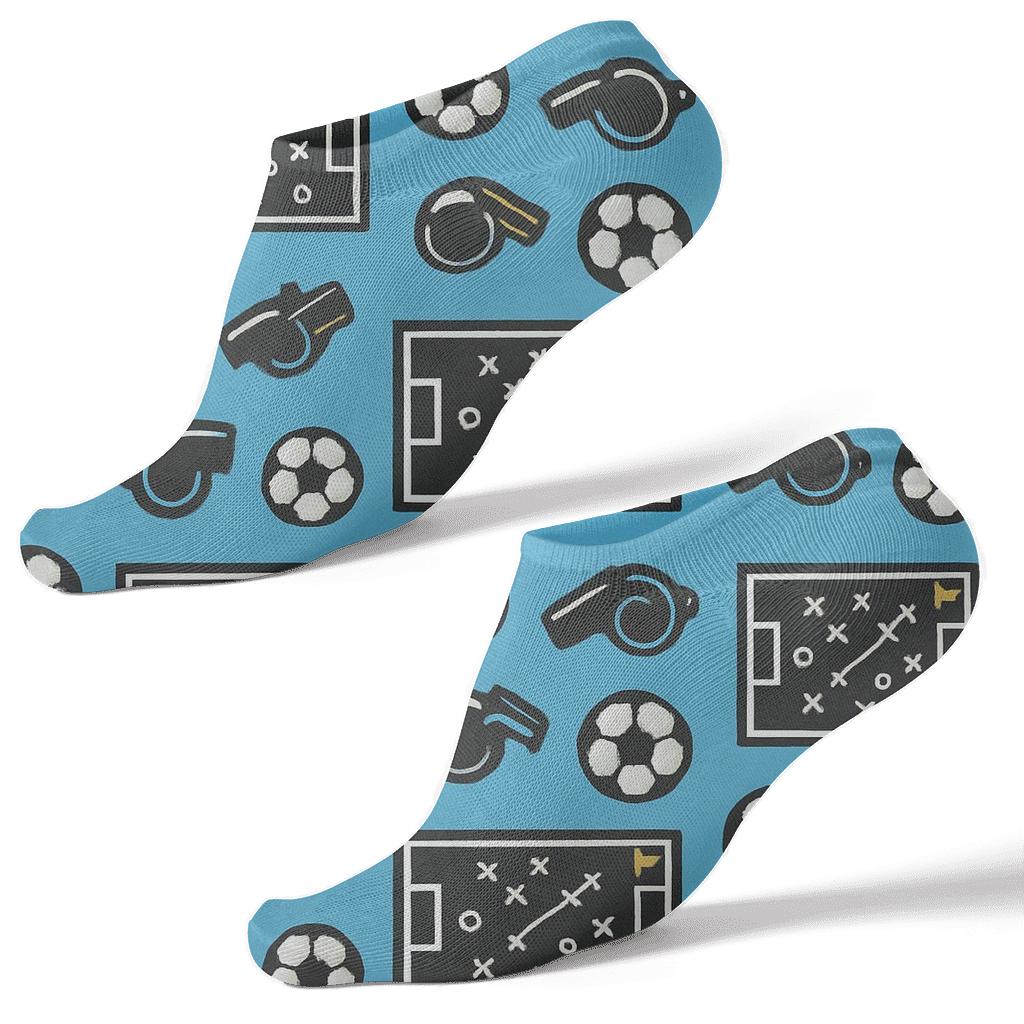 Coach Tactics Grid, Fifa Uruguay Edition designer print ankle socks