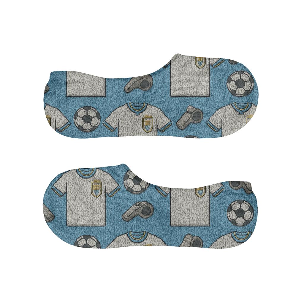 Knitted Rhythm Fifa Uruguay Jersey Tiles comfortable invisible socks