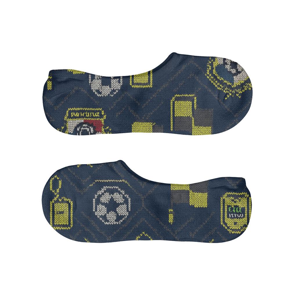 Fifa Panama Gear Knit Illusion Lattice soft cotton no-show socks