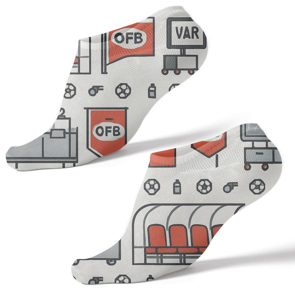 Workplace Landscape Wrap With Fifa Austria personalized ankle socks