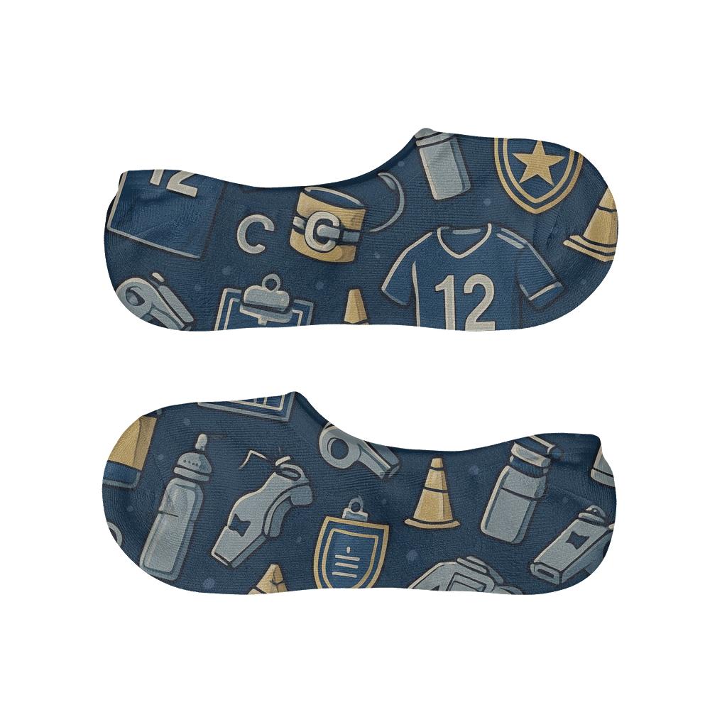 Workplace Playbook Pattern With Fifa Jordan Accents trendy no-show sock styles