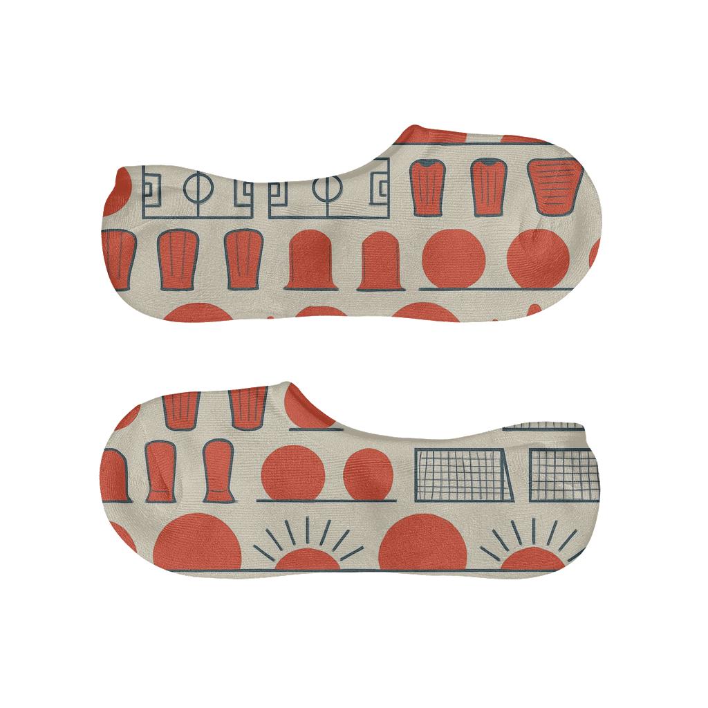 Rising Sun Bands With Fifa Japan Icons trendy no-show sock styles