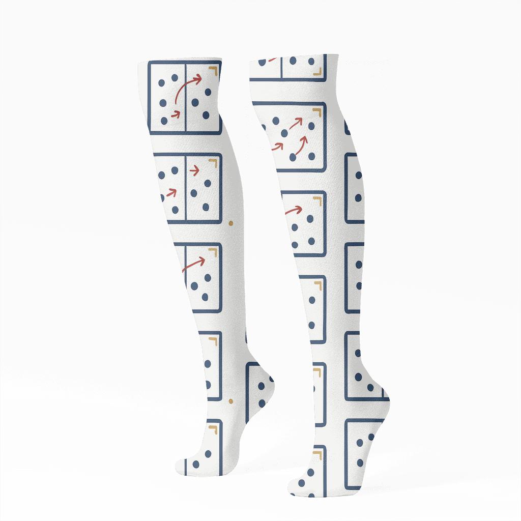 Coach Tactics Lattice With Fifa England premium sports knee-high socks