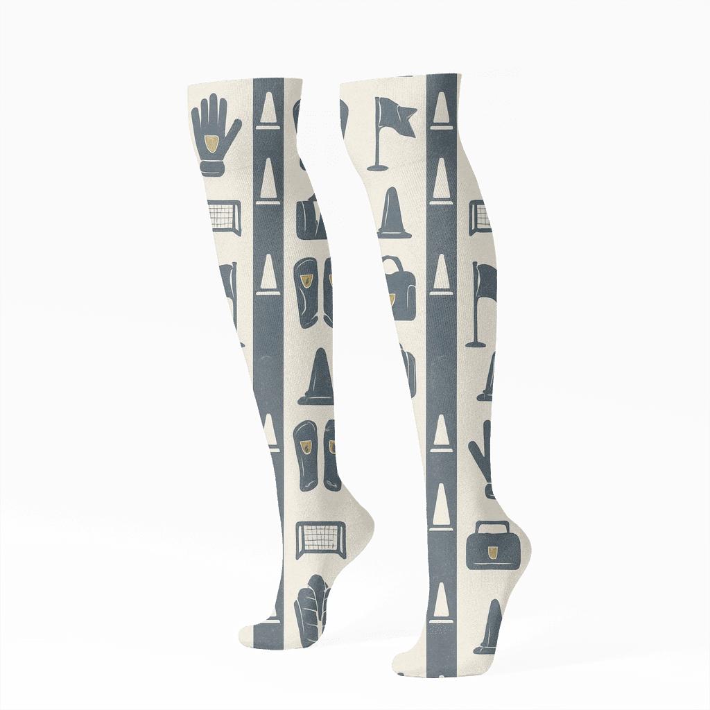 Mirrored Uniform Icons In Fifa Paraguay premium sports knee-high socks
