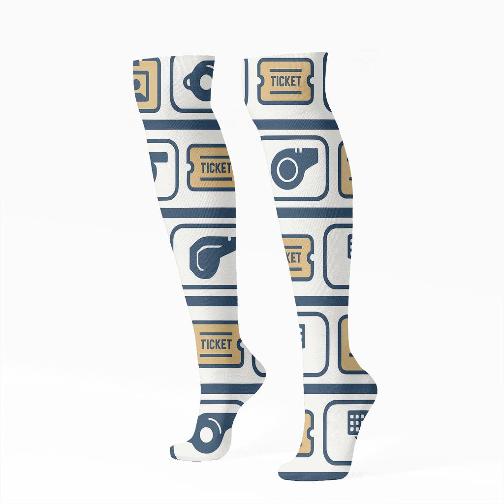 Stadium Credential Bands With Fifa Cote D Ivoire comfortable cotton knee-high socks