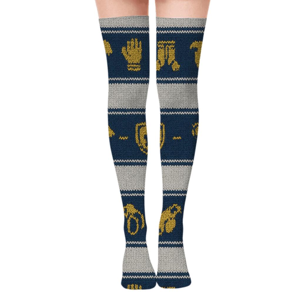 Fifa Argentina Knitted Touchline Bands comfortable cotton over-the-knee socks