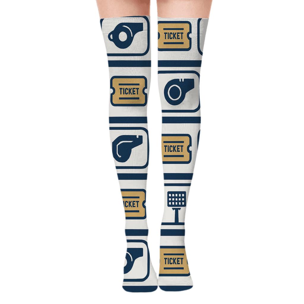 Stadium Credential Bands With Fifa Cote D Ivoire trendy patterned over-the-knee socks