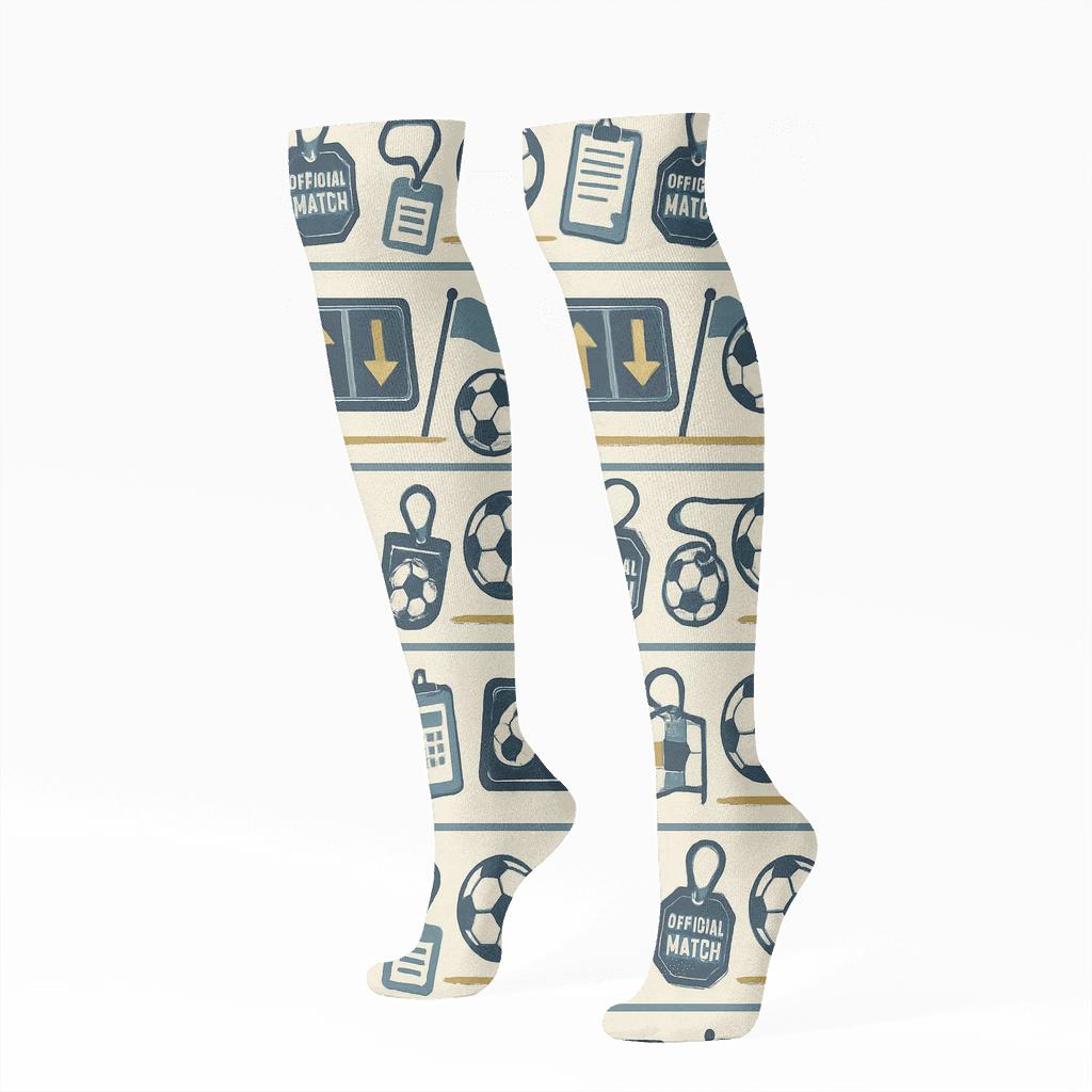 Vintage Poster Bands With Professional Fifa Uzbekistan Gear comfortable cotton knee-high socks
