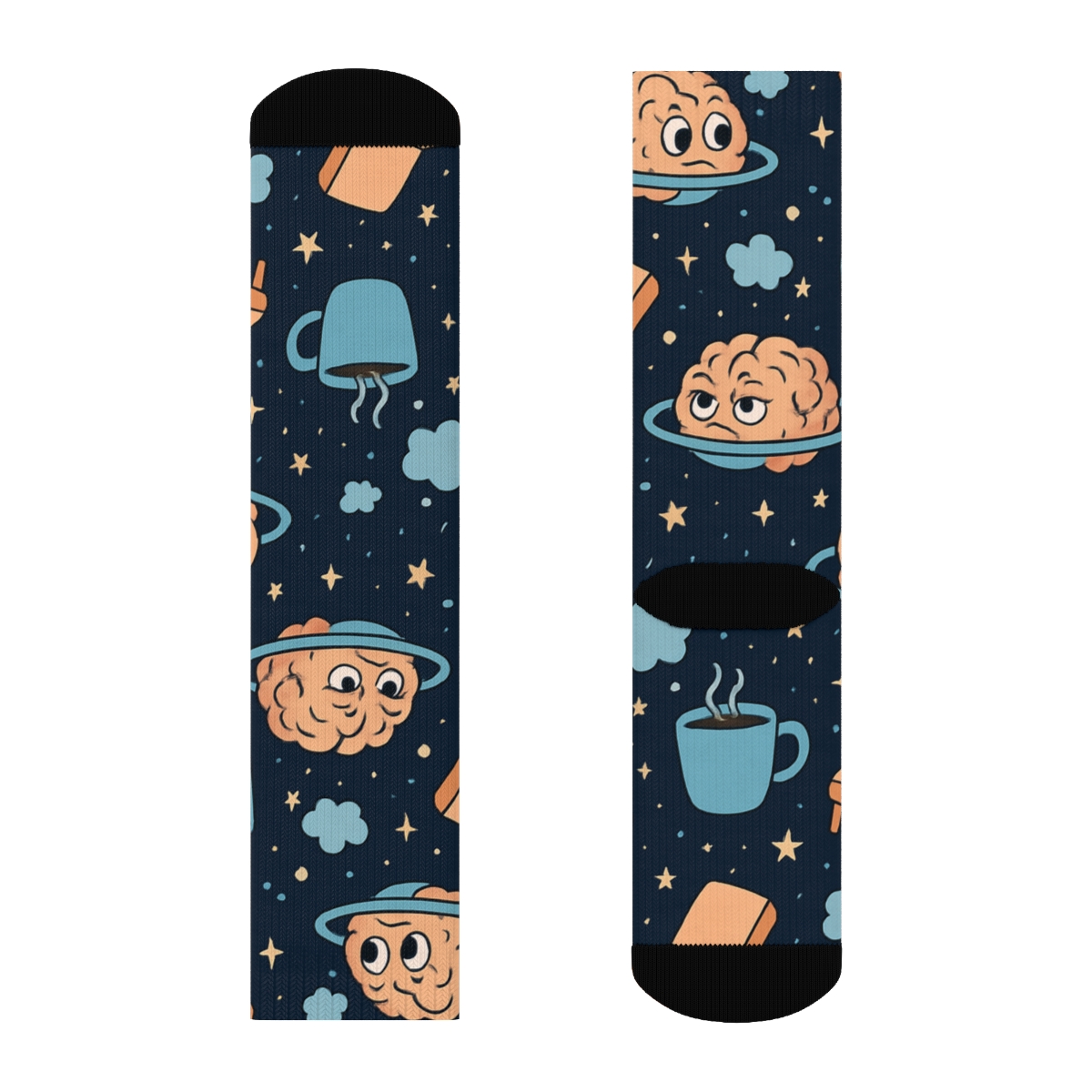 Psychologist Constellation Therapy Pattern comfortable cotton crew socks