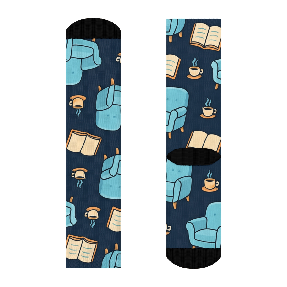 Psychologist Therapy Chair Tapestry comfortable cotton crew socks