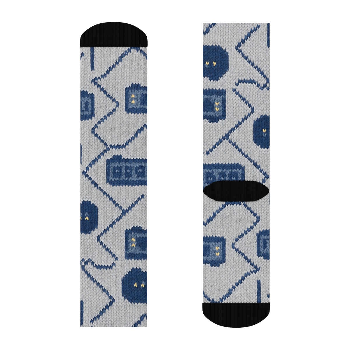 Router Patchwork For Network Administrator premium sports crew socks