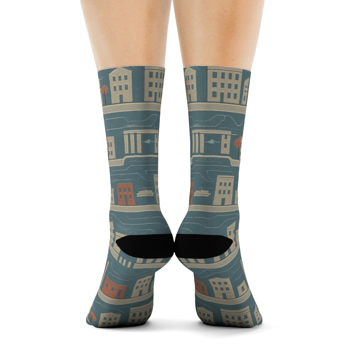 Skyline Bands With Urban Planner Rhythm premium sports crew socks