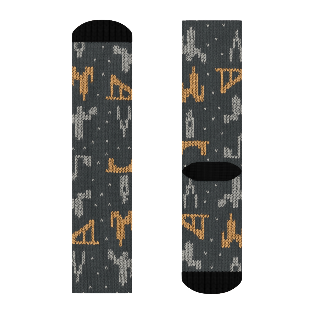Skylines And Tools Tessellation, Architect designer printed crew socks