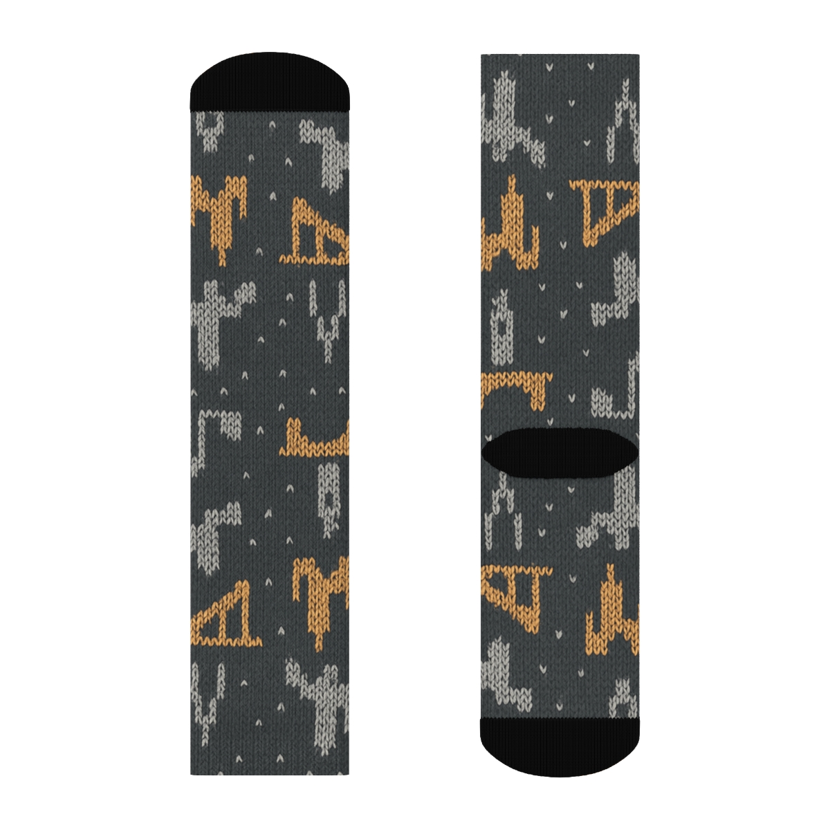 Skylines And Tools Tessellation, Architect designer printed crew socks