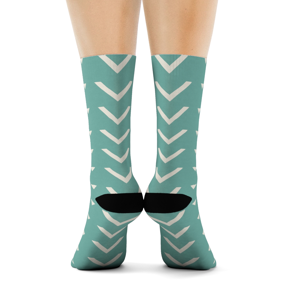 Slim Chevron March premium sports crew socks