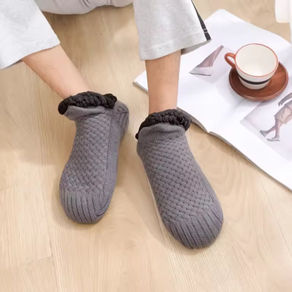 Comfy Knit Fleece Lined Indoor Winter Socks