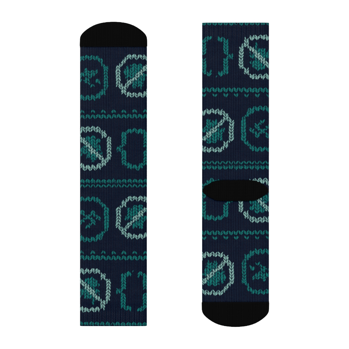 Software Developer Debugging Sweater Grid designer printed crew socks