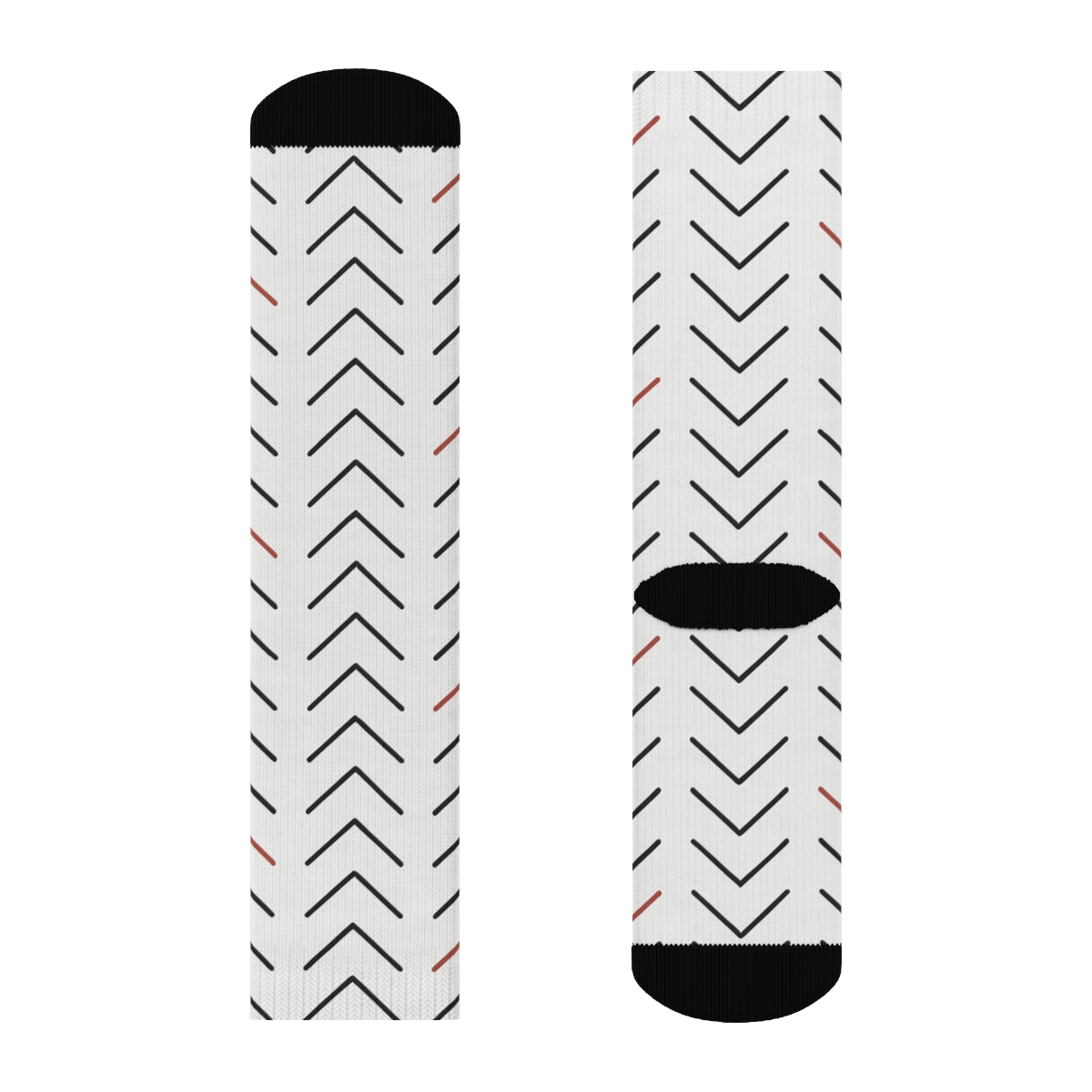 Solar Flare Zig Micro premium sports crew socks