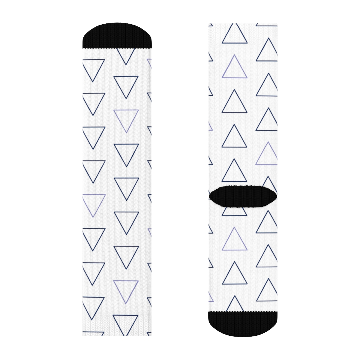 Sparse Prism Tile Lines unique graphic crew socks