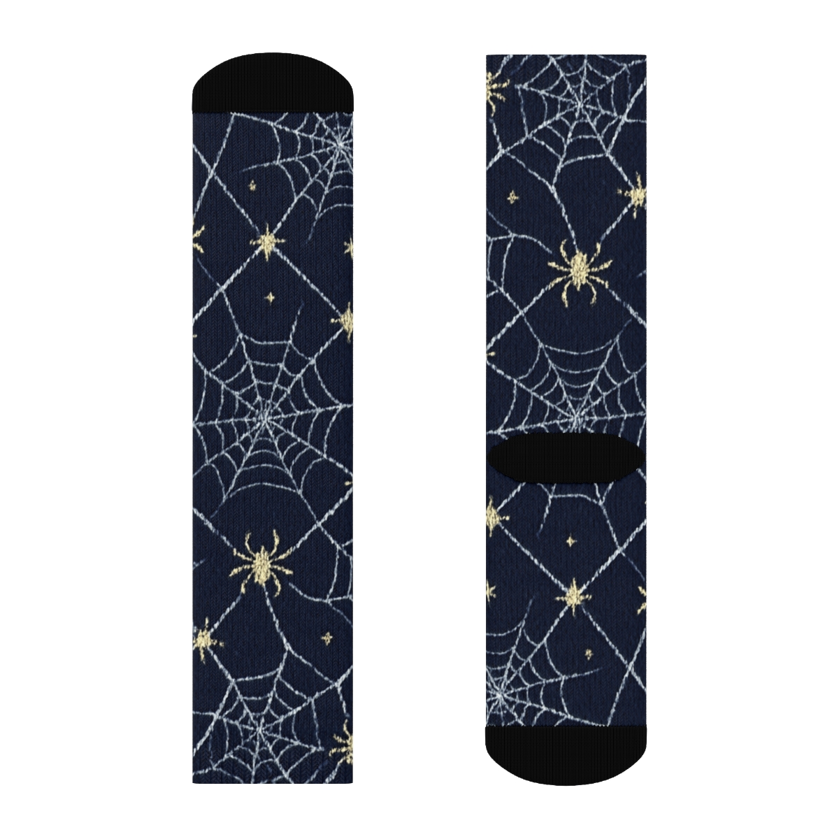 Spider Constellation Webscape personalized crew socks