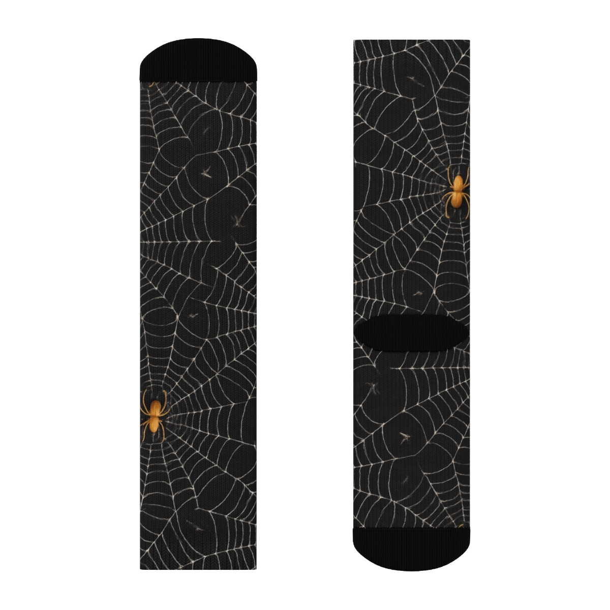 Spider Lattice Webscape Wrap Pattern stylish athletic crew socks